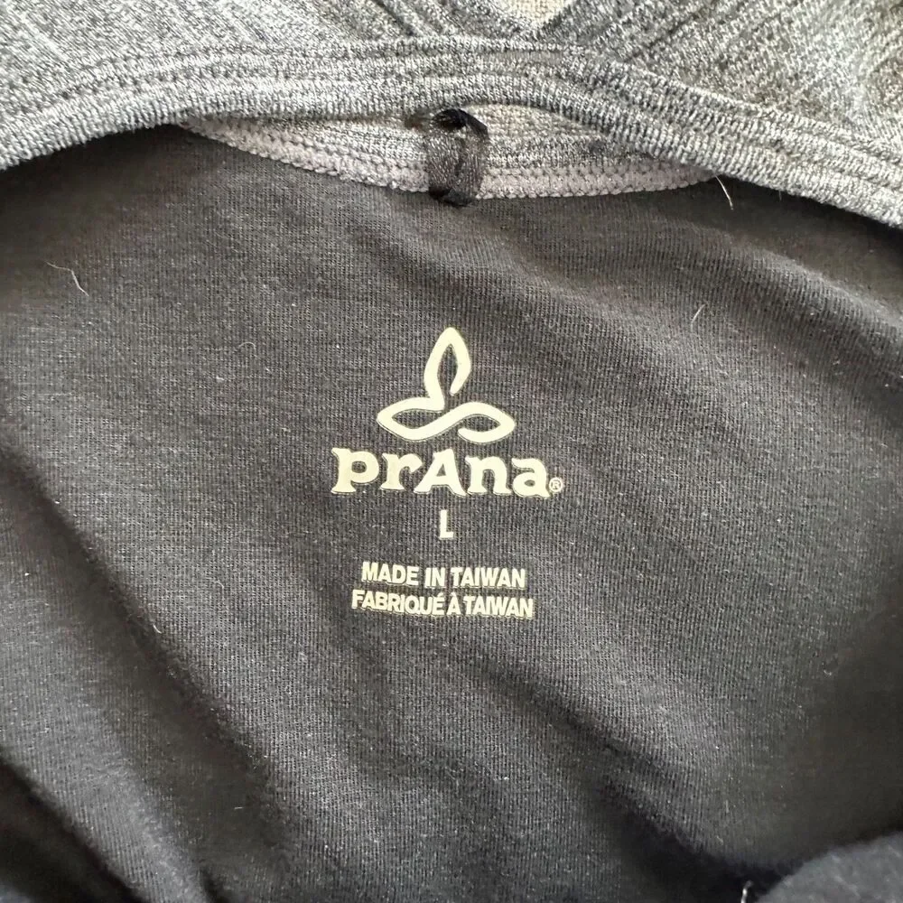 prAna Women's Large Active Dress Gray Sleeveless Built-in Bra Yoga Hiking Travel - Picture 6 of 6